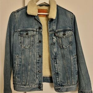 Levi’s Denim Sherpa-Lined Jacket